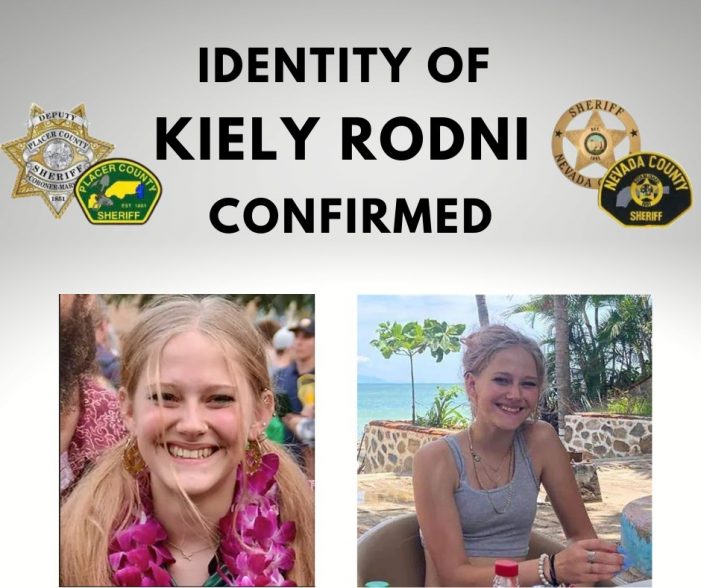Autopsy Confirms Kiely Rodni was Found in Prosser Reservoir