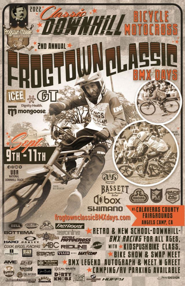 Family Fun Event Frogtown Classic BMX Days September 9th-11th, 2022