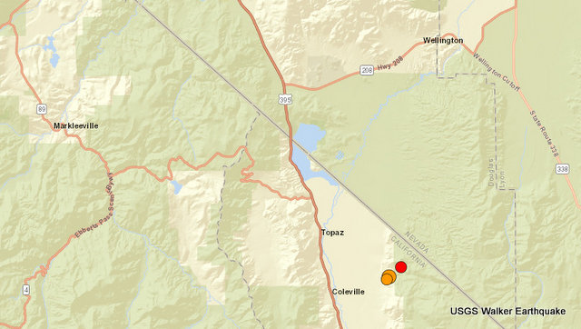 Lots a Shaking Going On in 4.43 Magnitude Quake & Aftershocks Felt Throughout Our Area