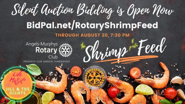 The 2022 Angels-Murphys Rotary Shrimp Feed Silent Auction Now Open!