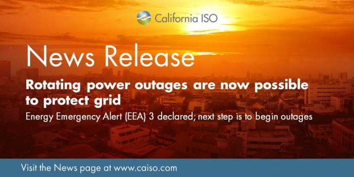 Rotating Power Outages are Now Possible to Protect Grid after Energy Emergency Alert (EEA)