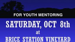 It’s Time to PARTY for Youth Mentoring!  Saturday, October 8, 2022, at Brice Station Vineyards