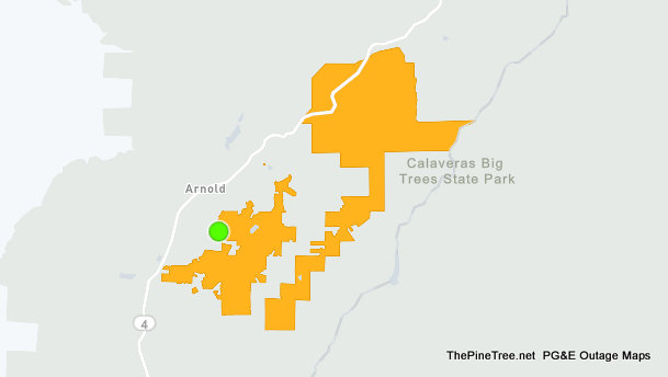 Much of Arnold Area Without Power at This Time