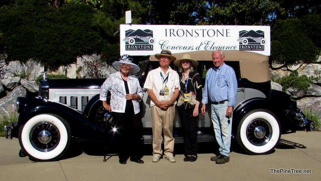 1933 Pierce-Arrow, V-12 Le Baron Convertible Takes Ironstone Concours Best of Show (411 Photos & Awards Video Below)
