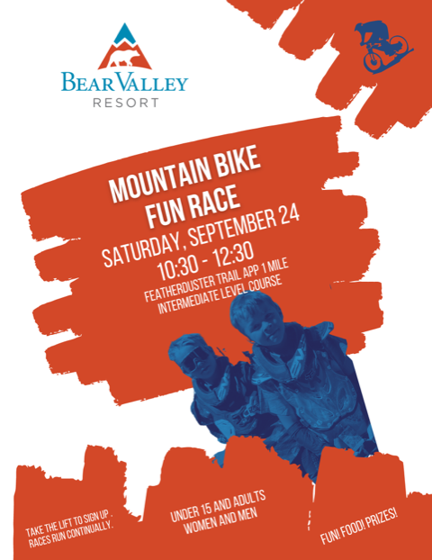 Free Mountain Bike Fun Race is September 24 at Bear Valley