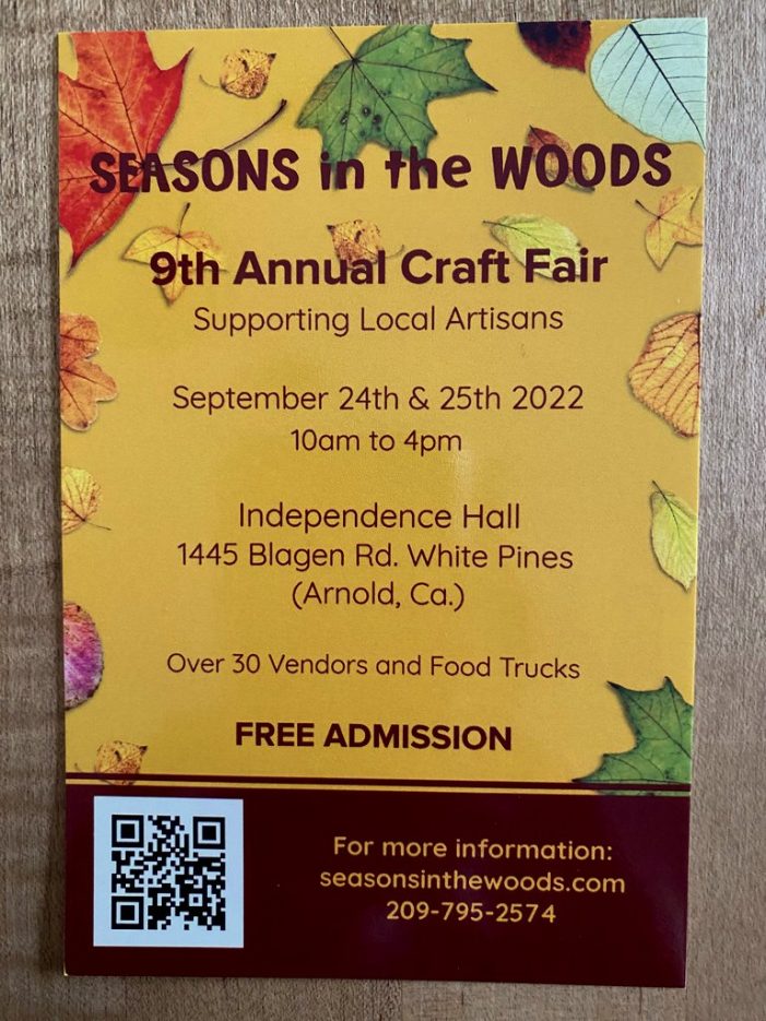 Seasons in the Woods 9th Annual Craft Fair