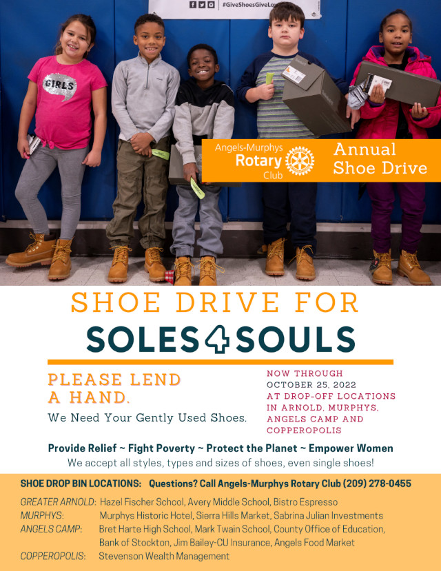 Shoe Drive in honor of Earth Month to benefit Soles4Souls