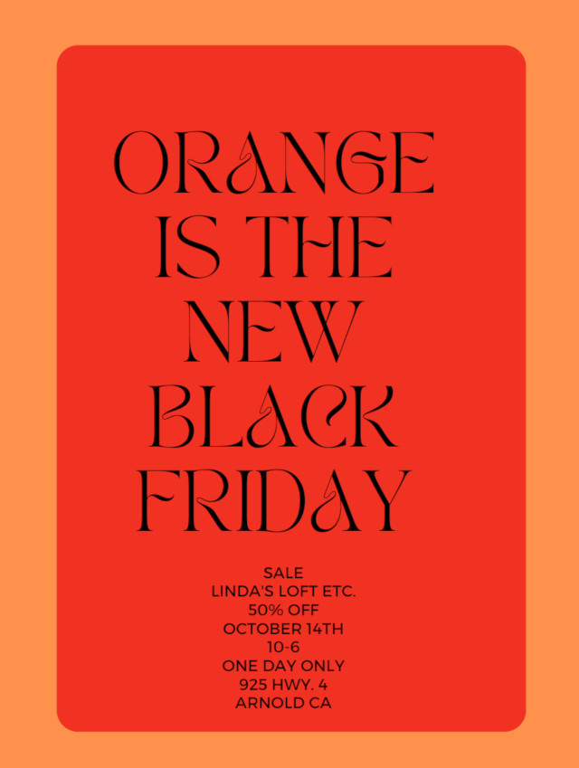 Black Friday in October at Linda’s Loft (Today Only Going on Now!!)