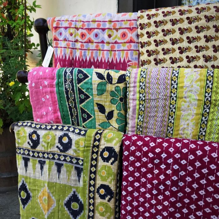Beautiful Kantha Quilts for Fall at Independent Mercantile