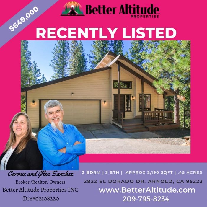 Recently Listed Blue Lake Springs Cabin From Better Altitude Properties