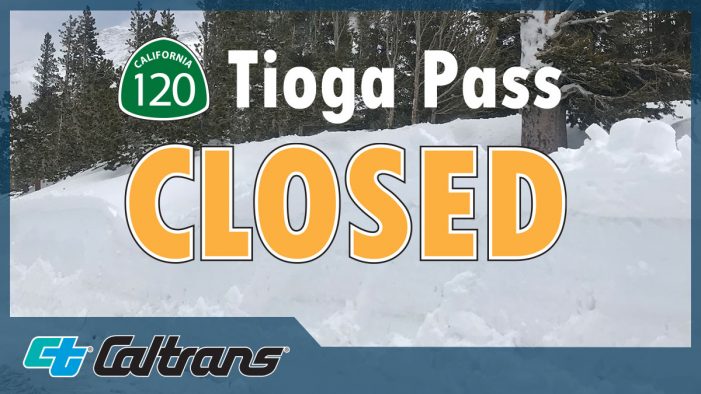 Traffic Update….Storm Closes Tioga Pass Through Yosemite