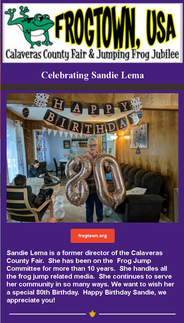 Happy Birthday Sandie Lema!