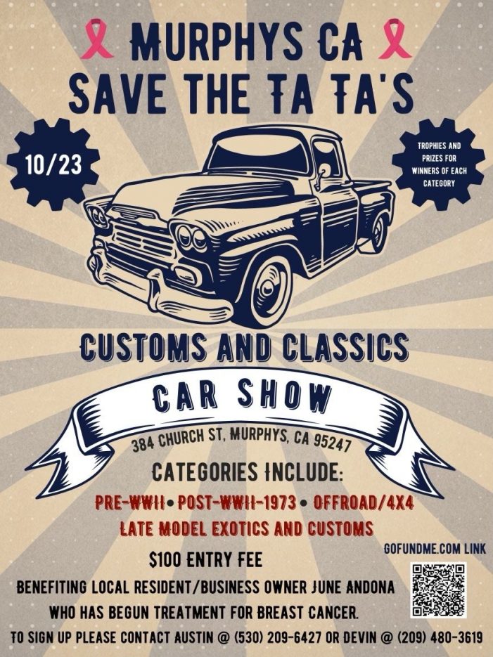 Save The Ta-Ta’s Customs and Classics Car Show
