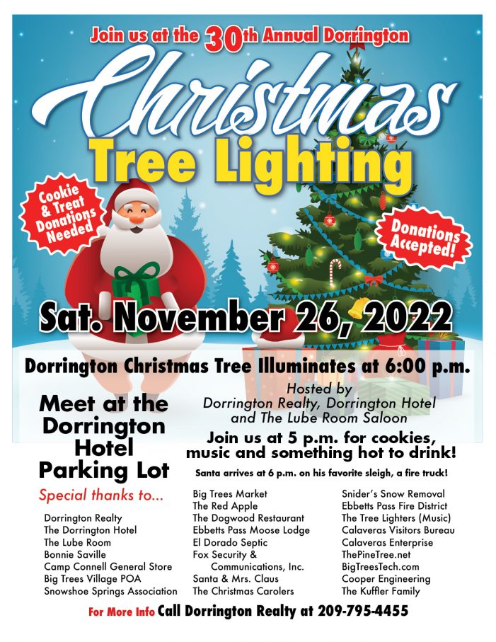 The 30th Annual Dorrington Tree Lighting