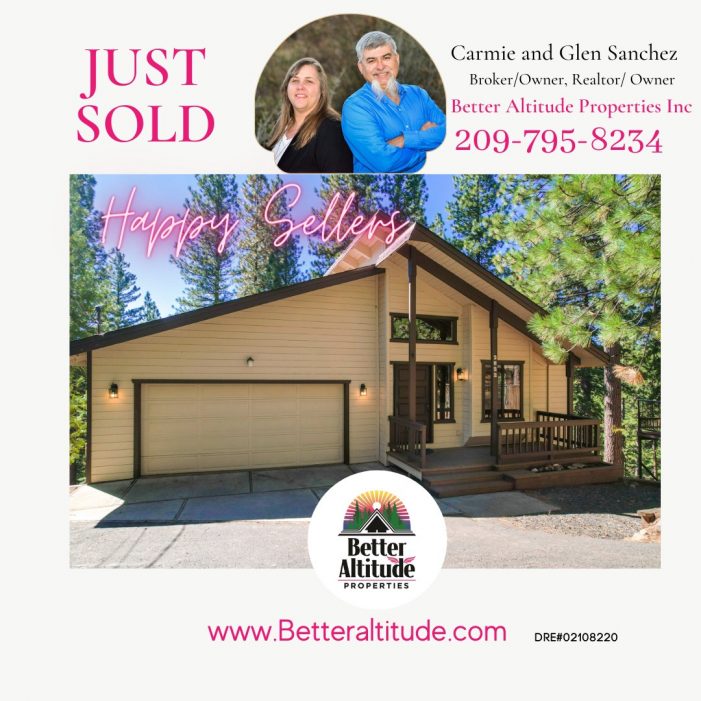 Just Sold & Another Happy Seller with Better Altitude Properties