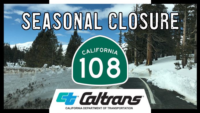 Caltrans Closes Sonora Pass for Winter Season