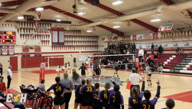 Final Point by Bret Harte in Round 1 of the 2022 CIF State D4 Volleyball Playoffs.