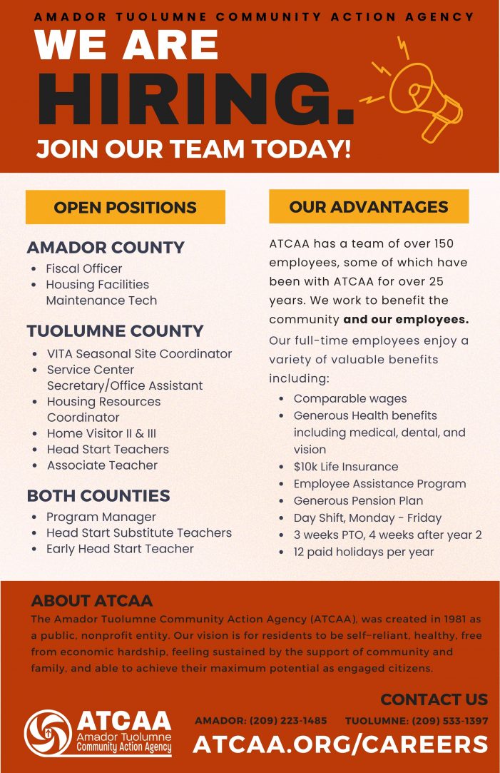 ATCAA Now Hiring!  Apply Today!