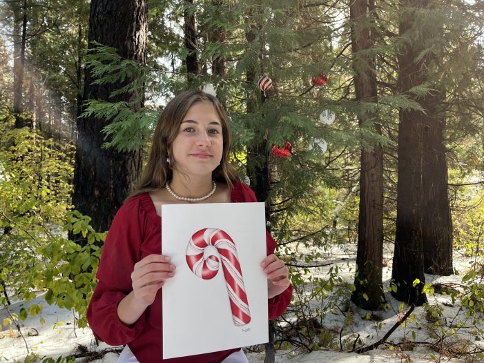 13 Year Old Arnold Artist Offers Her Whimsical Candy Canes for the Holidays