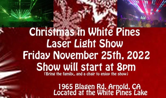 Christmas in White Pines Laser Light Show 2022