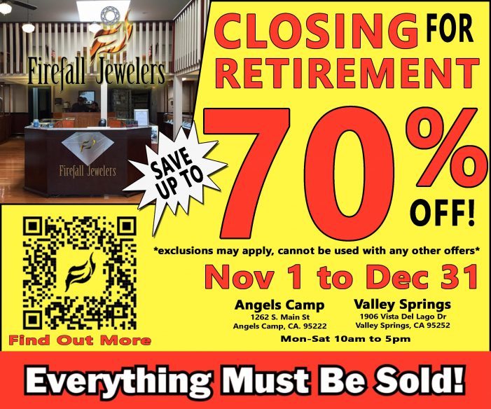 Firefall Jewelers Going Out of Business Sale!  Up to 70% Off!