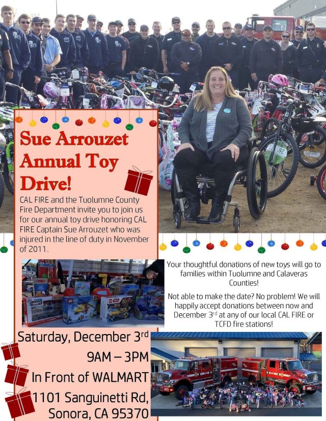 Sue Arrouzet Toy Drive!