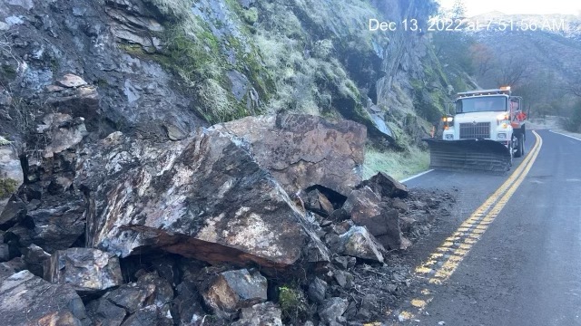 Caltrans Working Hard Clearing Roads from Last Week’s Storms