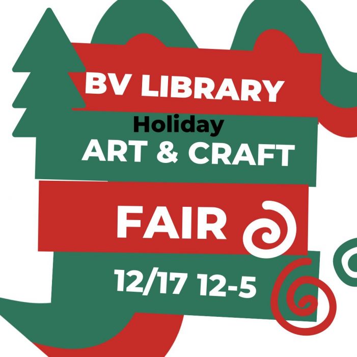 Bear Valley Holiday Pop Up Art & Craft Fair is December 17th
