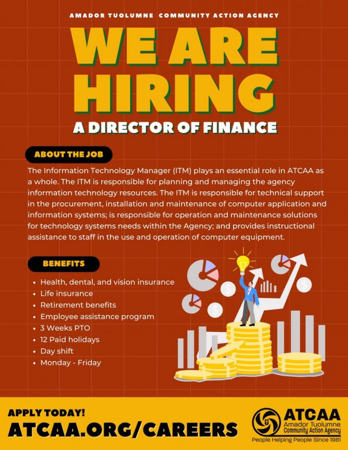 ATCAA Seeking Director of Finance