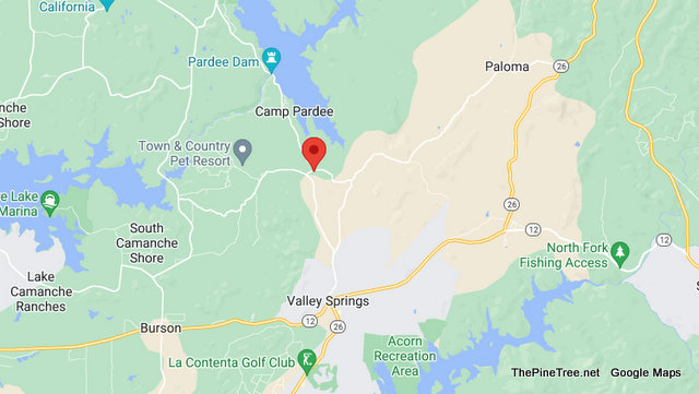 Traffic Update….Pardee Dam Road Closed at Campo Seco