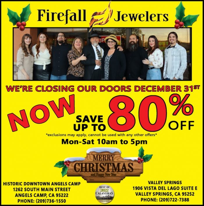 Firefall Jewelers Going Out of Business Sale! Now Up to 80% Off!