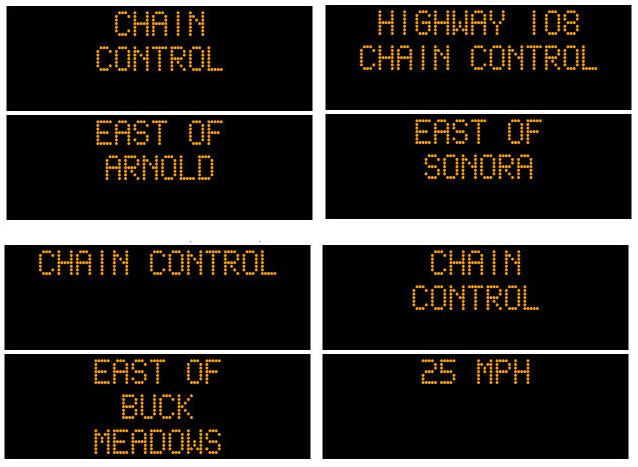 Chain Controls on Hwys 88, 4, 108 & 120.  Hwy 88 Open Over Carson Pass