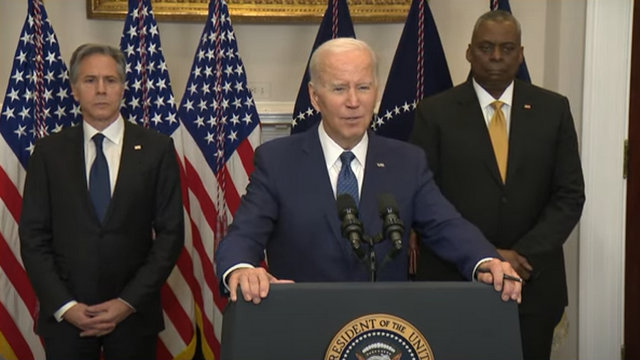 President Biden on Continued Support & Sending a Division of M1 Abrams Tanks to Ukraine