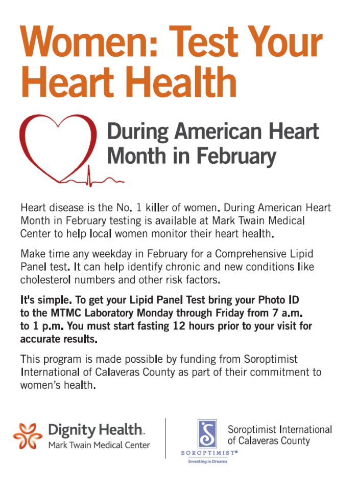 Women Test Your Heart Health at Mark Twain Medical Center During American Heart Month