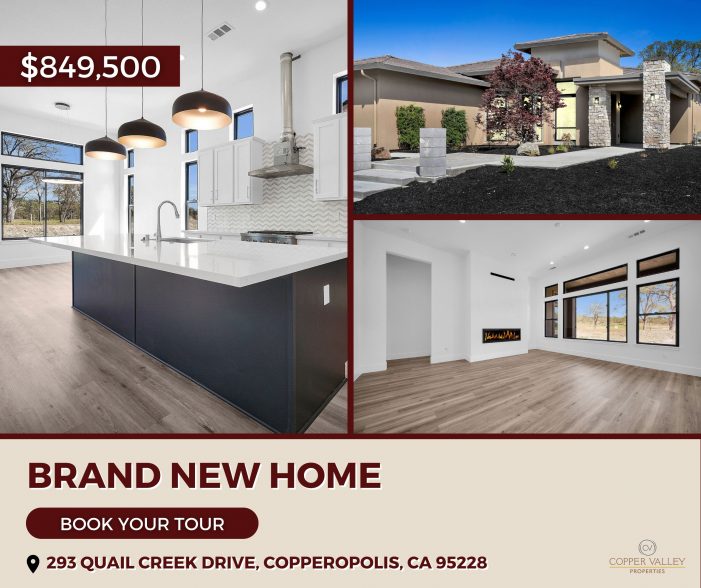 Beautiful New Home at Quail Creek within Gates of Copper Valley Only $849,500