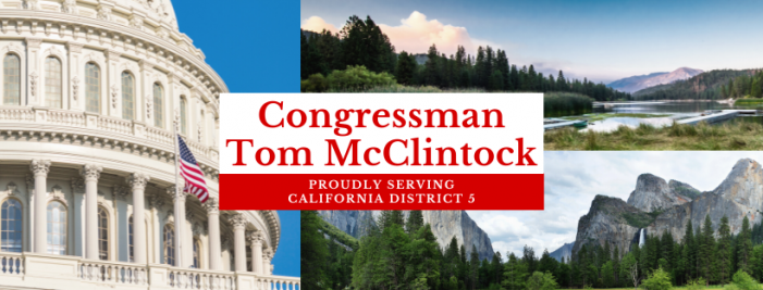 The Republicans’ Challenge By!   ~ Rep. Tom McClintock