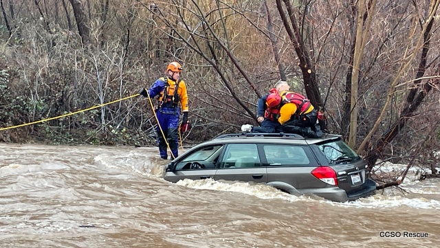Multiple Floodwater Rescues for Calaveras Search and Rescue Team