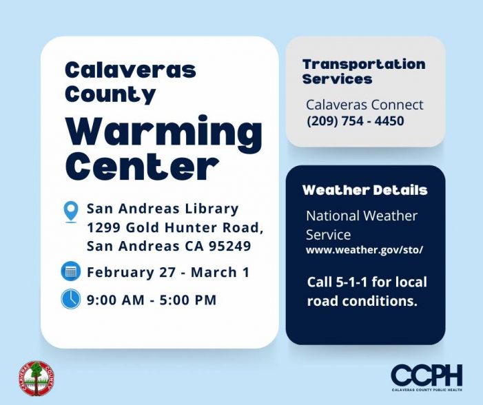 Calaveras County Warming Center Information