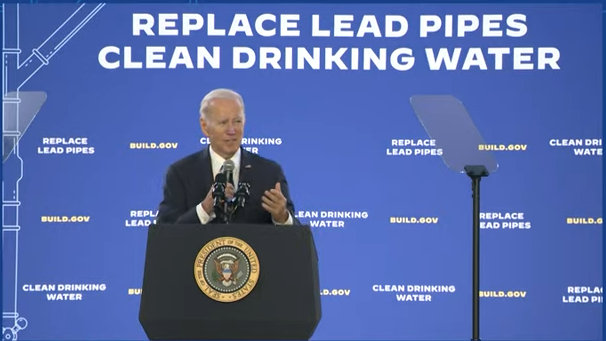 President Biden on the Administration’s Efforts to Replace Lead Pipes and Provide Clean Drinking Water for All Americans