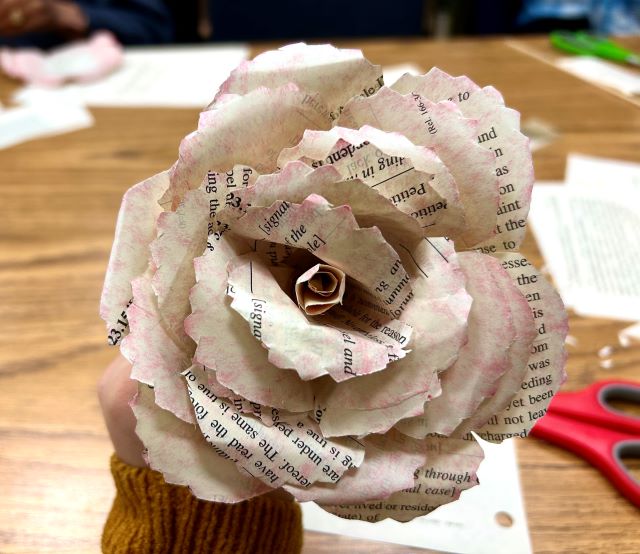 In Case You Missed Today’s Paper Rose Craft… Here’s A Sneak Peak!