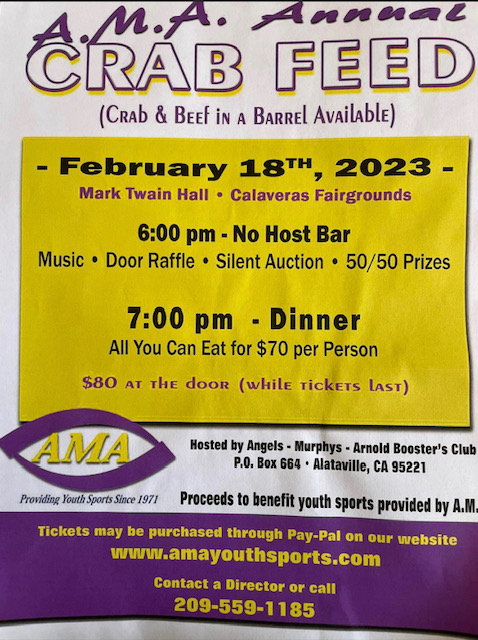 AMA Annual Crab Feed Fundraiser