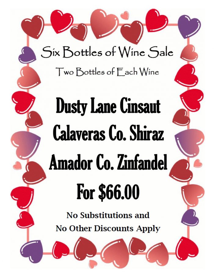 Treat Your Valentine with Wine Specials from Black Sheep Winery!