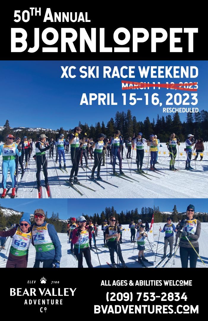 The 50th Annual Bjornloppet XC Ski Race Weekend is April 15-16