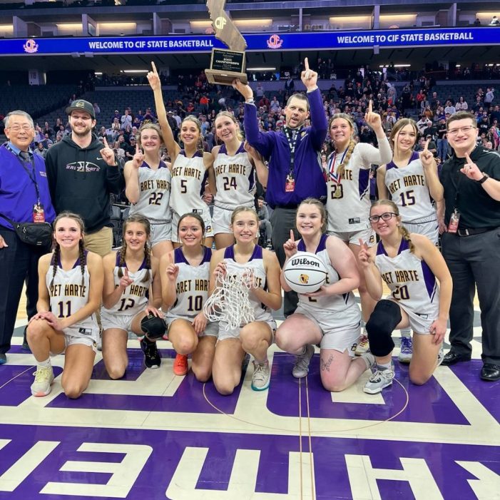 Bret Harte Girls are State Basketball Champions!