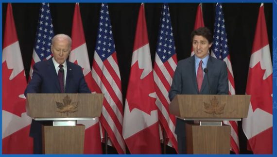 President Biden and Prime Minister Trudeau of Canada in Joint Press Conference
