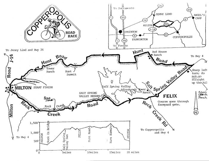 The “Paris–Roubaix” of California the Copperopolis Road Race is April 8th