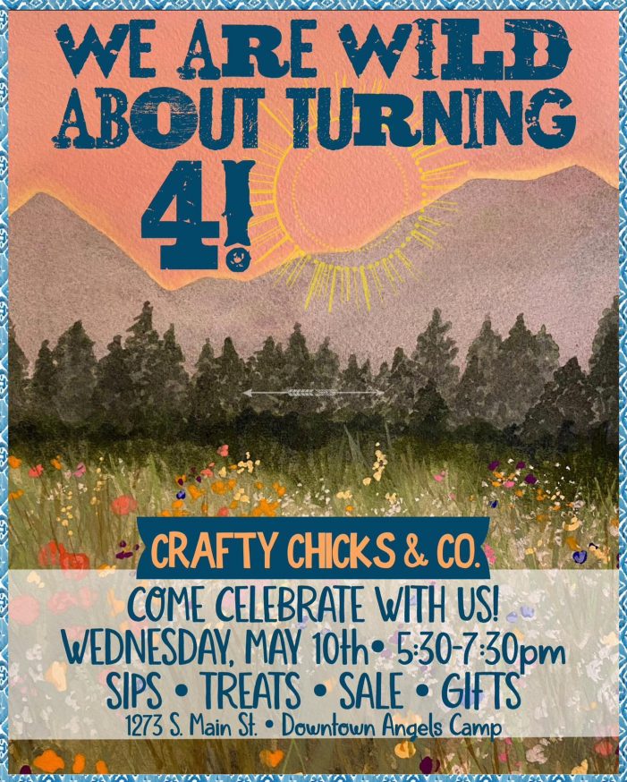 Crafty Chicks & Co. almost 4 Years Old!  Help Them Celebrate!!