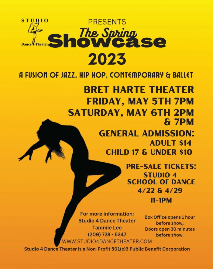 Studio 4 Dance Theater Invites the Community to Spring Showcase on May 5th & 6th