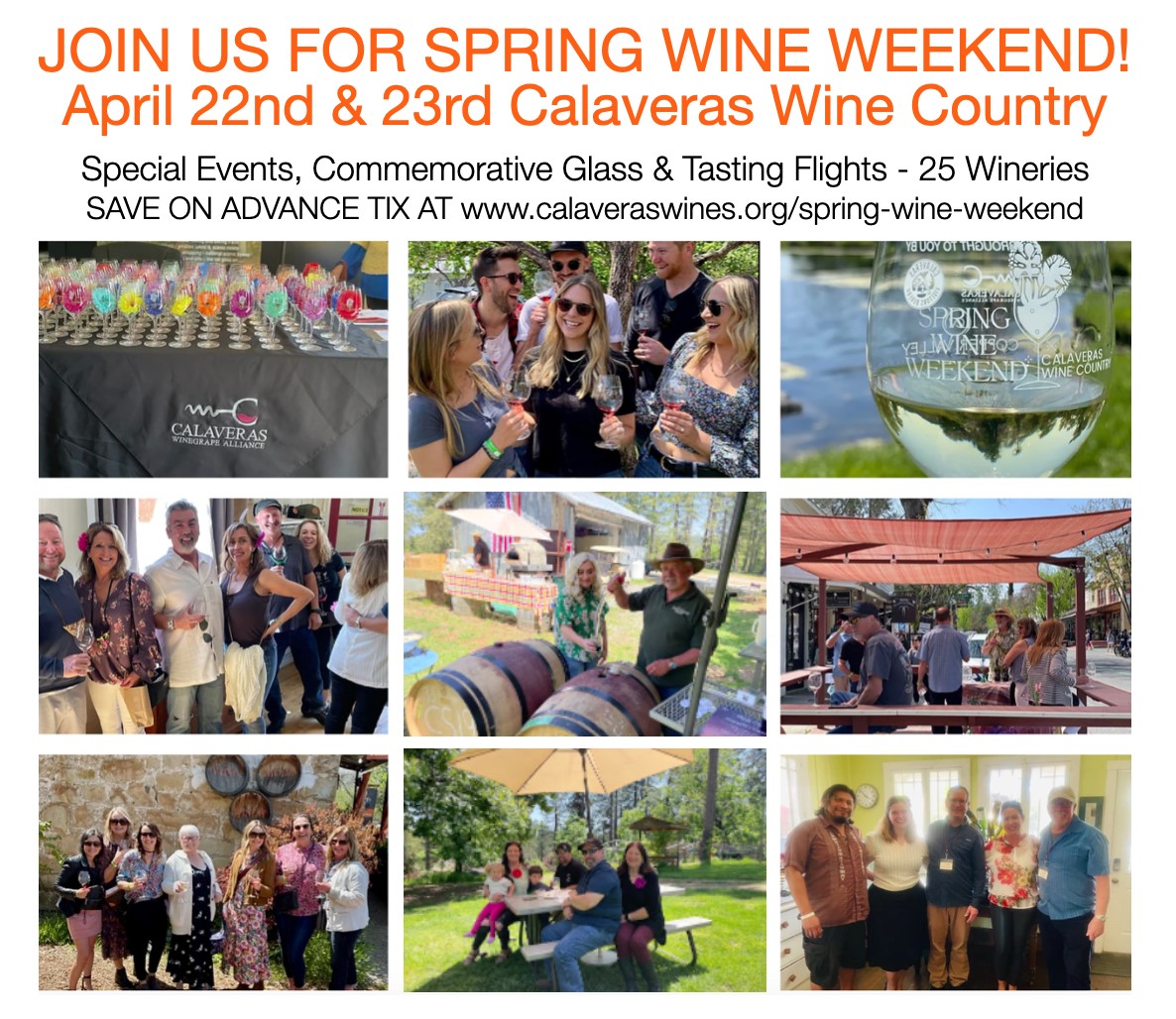 Spring Wine Weekend Pre-Sale Savings EXTENDED 1 More Day! – The Pine Tree