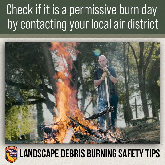 Landscape Debris Burning Safety Tips